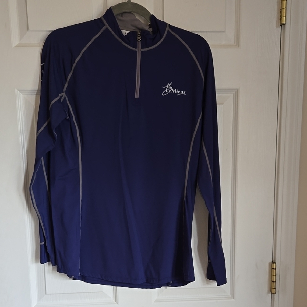 Navy Long Sleeve Athletic Top